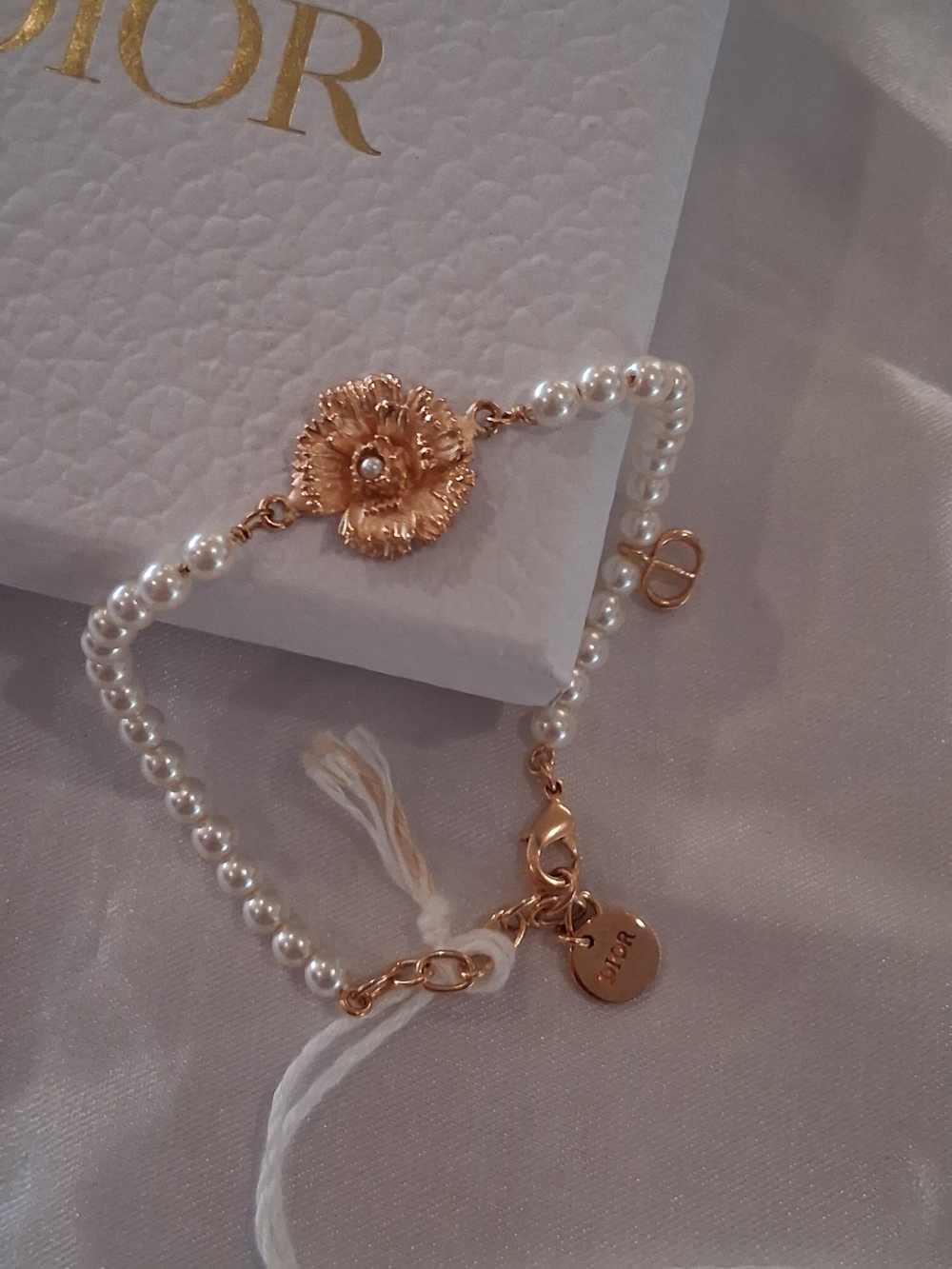 Dior D-MilleFori Bracelet in Gold and Pearl .Brand NEW.